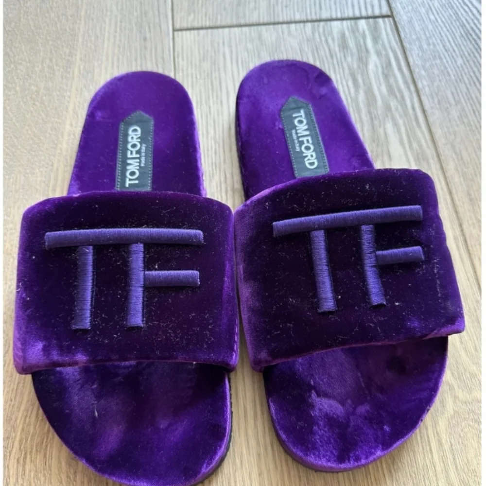 Tom Ford Velvet Mules - Picture 2 of 2